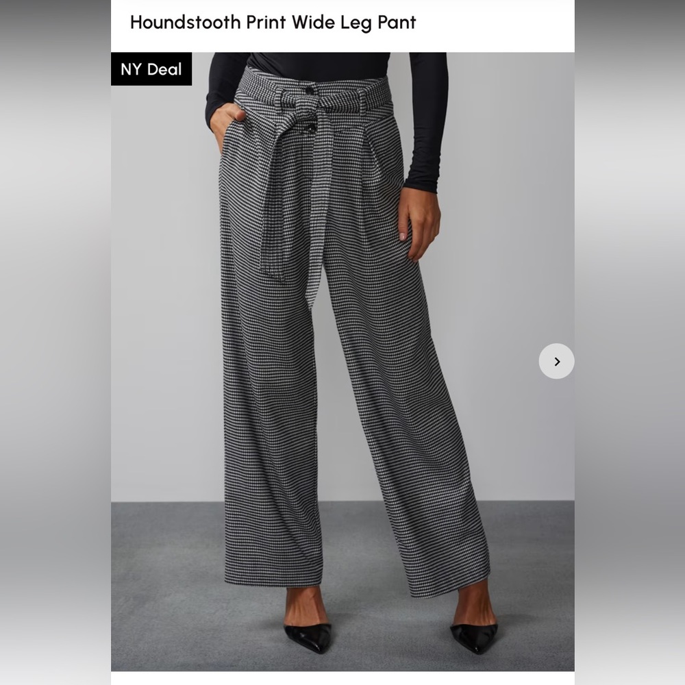 New York and company wide leg dress pants